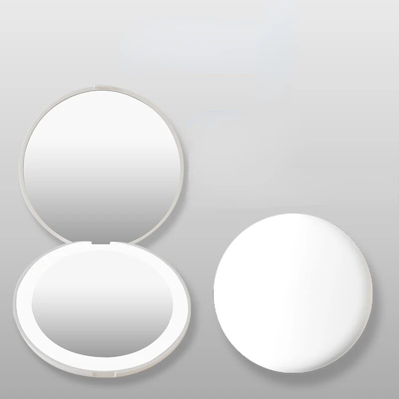 Μίνι Φορητά Φωτιστικά LED Καθρέφτης Μακιγιάζ 10X Μεγεθυντικό Χέρι Πτυσσόμενο 12 LED Φωτιστικό Μακιγιάζ Τσέπης Καθρέφτης Καλλυντικό Εργαλείο ομορφιάς