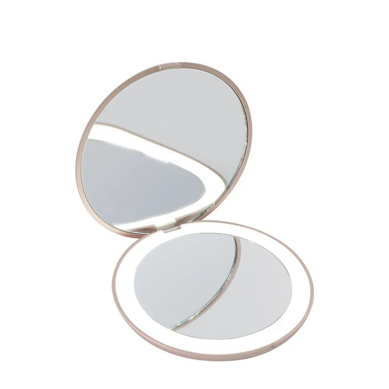 Μίνι Φορητά Φωτιστικά LED Καθρέφτης Μακιγιάζ 10X Μεγεθυντικό Χέρι Πτυσσόμενο 12 LED Φωτιστικό Μακιγιάζ Τσέπης Καθρέφτης Καλλυντικό Εργαλείο ομορφιάς