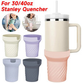 Szilikon vizespalacktartó kényelmes palackvédő hüvely, kopásálló pohárhüvely fedél 30/40oz Stanley Quencherhez