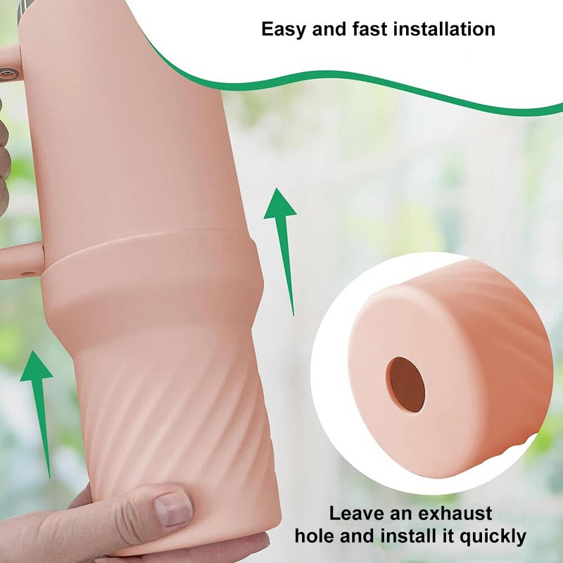 Szilikon vizespalacktartó kényelmes palackvédő hüvely, kopásálló pohárhüvely fedél 30/40oz Stanley Quencherhez