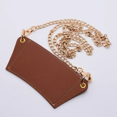 PU-bőr váll keresztben vizes palacktartó bögre táska Állítható hordozható kávéspohártartó láncos palackfedél utazáshoz