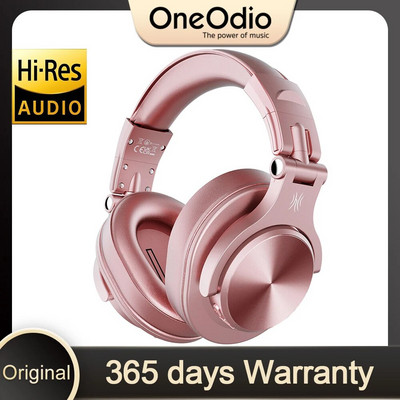 Oneodio A70 Безжични слушалки Bluetooth 5.2 Слушалки за ухо Handsfree Слушалки с микрофон за телефон PC Компютър Офис