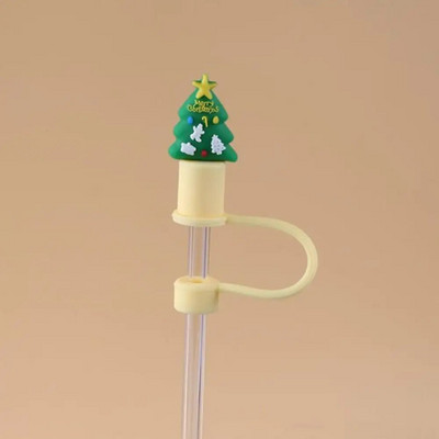 Aranyos rajzfilm szalmatakaró sapka Újrafelhasználható szilikon szalmatakaró levehető légmentes ivóporos sapka fröccsenésálló nyári csésze eszközök