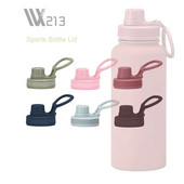 Nagy kapacitású termosz csésze fedél, kényelmes fogantyú, kültéri sport vizes palack fedél/kupak, 1 l, 2023, új