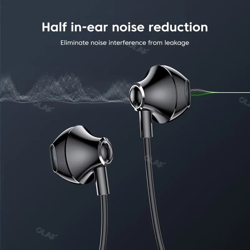 Olaf USB csatlakozós fülhallgató, vezetékes fejhallgató mikrofonnal számítógépes játékhoz, zenei fejhallgató vezetékes fülhallgató fülhallgató