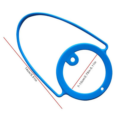 A vizespalack fogantyújának pántja puha tartószíj, amely 12,2 hüvelykes kézi fogantyúvá teszi a palackot, tartós hordozó, színes szalmacsésze kötél