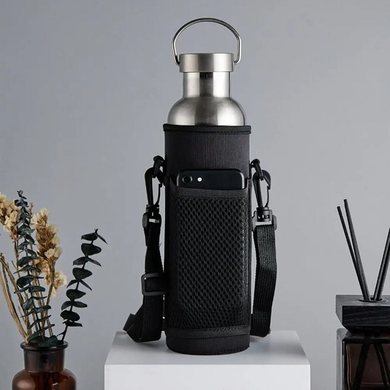 Kültéri hordozható sport vizes palack táska Crossbody Water Cup táskák Többcélú szigetelő pohárfedél