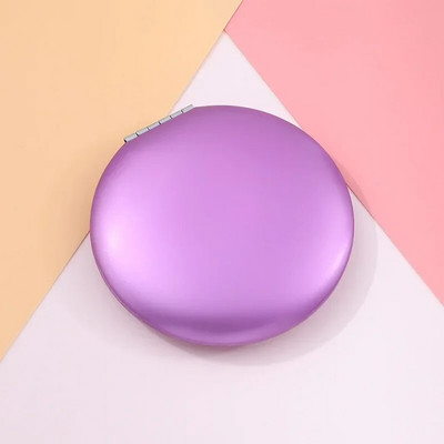 1db kétoldalas mini sminktükör, nagyító, összecsukható zsebes kis sminktükör utazáshoz szépségápolási kozmetikai eszköz lányoknak