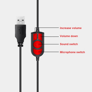 7.1 стерео компютърни геймърски слушалки с микрофон за компютърни шумопотискащи геймърски слушалки USB жак Бас Cascos Музикални наушники