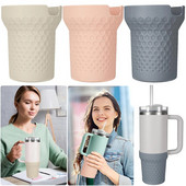 Vizes palackhüvely szilikon palack alsó hüvely fedél csúszásgátló vizes palack hordozó csésze tartozék Stanley 30 oz 40 oz csészéhez