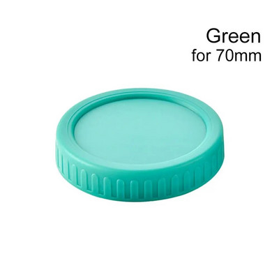 1 db befőttesüveg fedele 70 mm-es 86 mm-es széles szájú edényhez Újrafelhasználható műanyag befőttesüveg fedél Jó tömítés Szivárgásmentes palackfedél italfedő eszköz