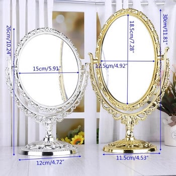 2 Πλαϊνά Μακιγιάζ Βάση Καθρέφτη Τραπέζι Καλλυντικό Καθρέφτη Πλαστικός Καθρέφτες Κομμό Εργαλεία