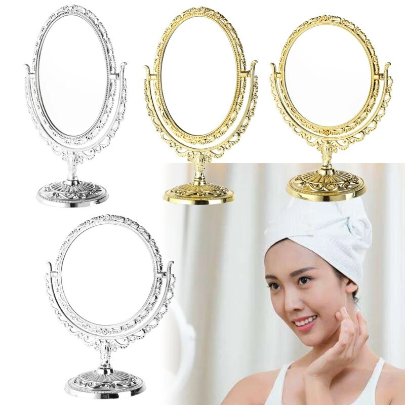 2 Πλαϊνά Μακιγιάζ Βάση Καθρέφτη Τραπέζι Καλλυντικό Καθρέφτη Πλαστικός Καθρέφτες Κομμό Εργαλεία