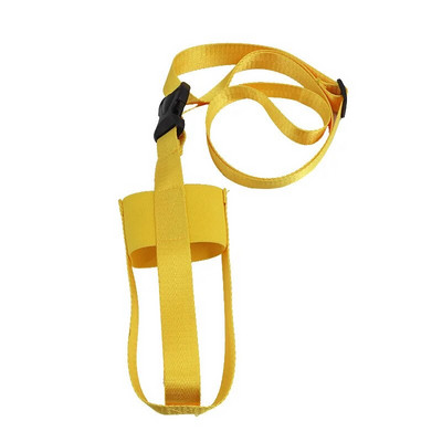 Hordozható kereszttestű vizespalack táska utazópohár tárolótáska védőburkolat egyszínű függő termosz palacktartó