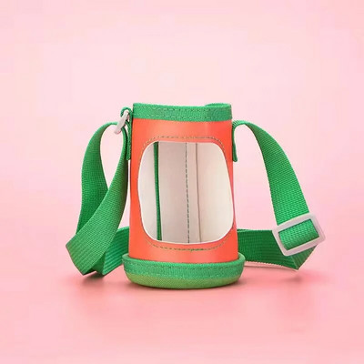 1db vizespalack fedőtáska gyerekeknek Water Sippy csésze palack Hordozható aranyos táska Thermol palackfedelek