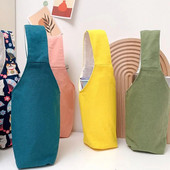 Έγχρωμη καμβάς θήκη για μπουκάλια νερού Τσάντα μεταφοράς Φλιτζάνι καφέ Κάλυμμα αποθήκευσης μανίκι Τσάντες κινητού τηλεφώνου Ομπρέλα Τσάντες χειρός Αξεσουάρ