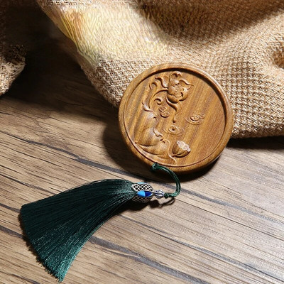 Φορητά χειροτεχνήματα Φορητός καθρέφτης μακιγιάζ Γυναικείος μικρός καθρέφτης Στρογγυλός καθρέφτης κινέζικο στυλ Καλλυντικός καθρέφτης γάμου προίκα