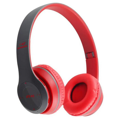 Căști fără fir P47 Căști stereo on-ear cu microfon timp de redare mai lung Încărcare USB pentru telefon inteligent, computer, laptop, accesorii