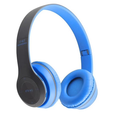 Căști fără fir P47 Căști stereo on-ear cu microfon timp de redare mai lung Încărcare USB pentru telefon inteligent, computer, laptop, accesorii