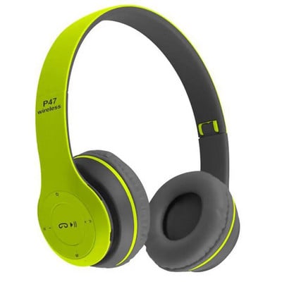 Căști fără fir P47 Căști stereo on-ear cu microfon timp de redare mai lung Încărcare USB pentru telefon inteligent, computer, laptop, accesorii
