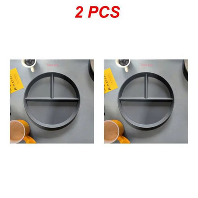 1/2 ks okrúhly štvorcový tanier na jedlo do kuchyne, opakovane použiteľný tanier na večeru pre dospelých, kontrola porcií, diéta, 3 priehradky, vhodné do mikrovlnnej rúry