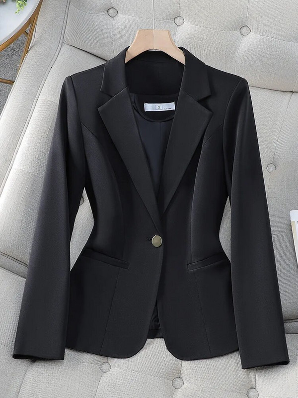 Fehér női blézer öltöny, hosszú ujjú, hétköznapi kabát, zöld, hivatalos kabát irodai női női felsőruházat blézer mujer