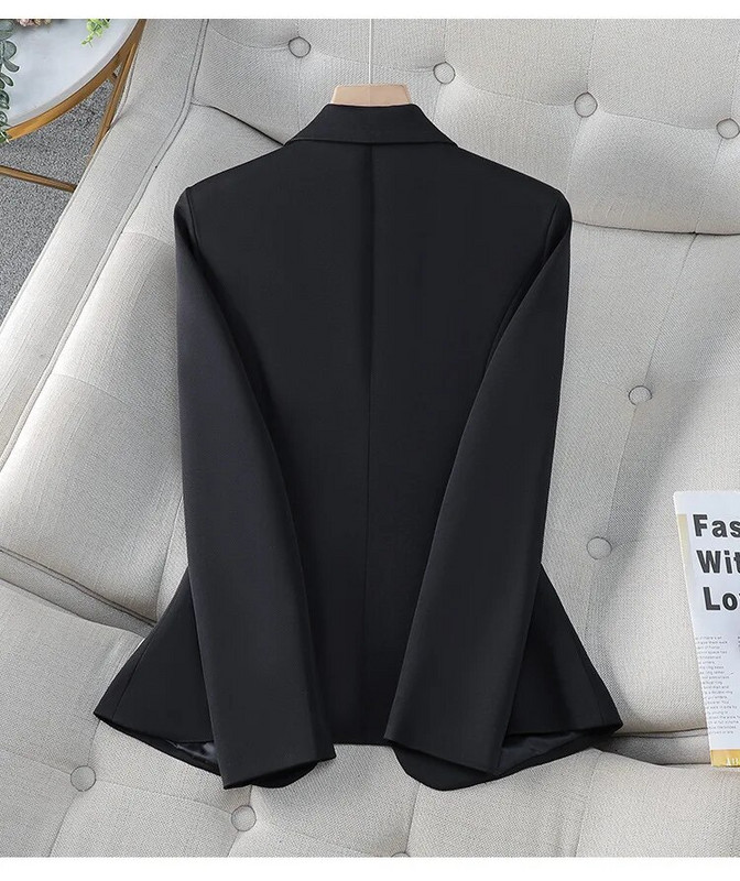 Fehér női blézer öltöny, hosszú ujjú, hétköznapi kabát, zöld, hivatalos kabát irodai női női felsőruházat blézer mujer