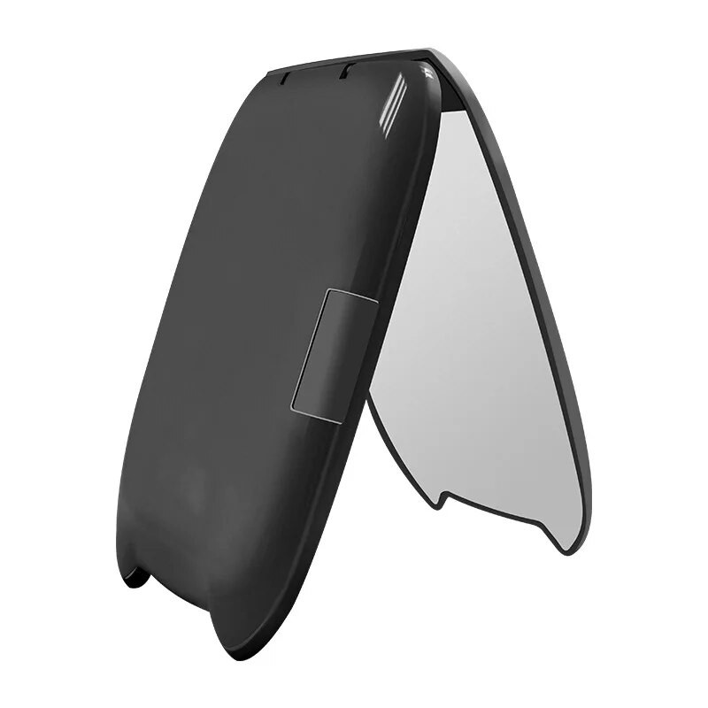 Összecsukható női sminktükör kültéri hordozható kozmetikai tükör ABS műanyag összecsukható tükör 8 LED-es lámpával