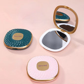 Συμπαγής καθρέφτης μακιγιάζ Καλλυντικό μεγεθυντικός στρογγυλός καθρέφτης μακιγιάζ για πορτοφόλι τσάντα ταξιδιού Καθρέφτης γραφείου σπιτιού για γυναίκες зеркало