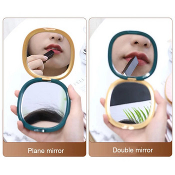 Συμπαγής καθρέφτης μακιγιάζ Καλλυντικό μεγεθυντικός στρογγυλός καθρέφτης μακιγιάζ για πορτοφόλι τσάντα ταξιδιού Καθρέφτης γραφείου σπιτιού για γυναίκες зеркало