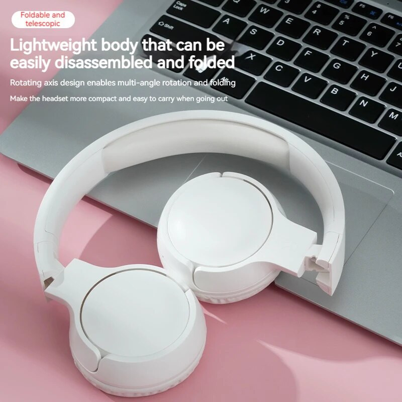 Az új 600BT Bluetooth sztereó fülhallgató 5.3 összecsukható sorozat alkalmas szabadtéri sportokhoz és játékokhoz mobiltelefonon és számítógépen