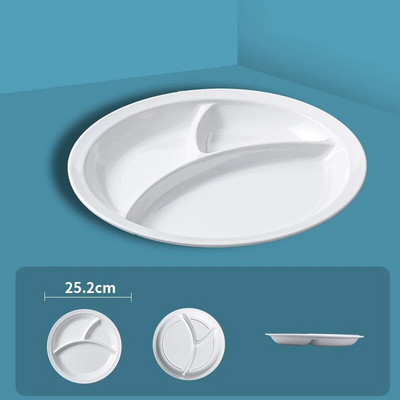 3/4/7-mriežkové taniere na jedlo, večere, riad, jedálenský tanier, servírovacie taniere, šalát, kuchynský ekologický riad