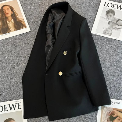 Sacouri elegante, solide, pentru femei, ocazional, pentru birou, pentru dama, jachetă, topuri, la modă, cu mânecă lungă, șic, pentru femei, haină primăvară toamnă