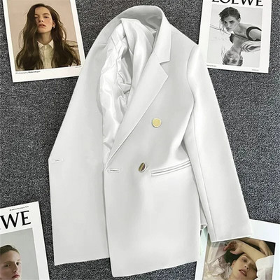 Sacouri elegante, solide, pentru femei, ocazional, pentru birou, pentru dama, jachetă, topuri, la modă, cu mânecă lungă, șic, pentru femei, haină primăvară toamnă
