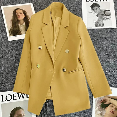 Sacouri elegante, solide, pentru femei, ocazional, pentru birou, pentru dama, jachetă, topuri, la modă, cu mânecă lungă, șic, pentru femei, haină primăvară toamnă