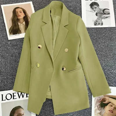 Sacouri elegante, solide, pentru femei, ocazional, pentru birou, pentru dama, jachetă, topuri, la modă, cu mânecă lungă, șic, pentru femei, haină primăvară toamnă