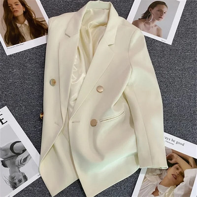 Sacouri elegante, solide, pentru femei, ocazional, pentru birou, pentru dama, jachetă, topuri, la modă, cu mânecă lungă, șic, pentru femei, haină primăvară toamnă