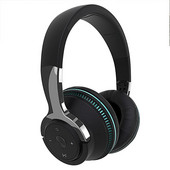 Căști Bluetooth Căști fără fir cu microfon Adaptor USB Căști cu anulare a zgomotului Stereo bas pliabil pentru căști de computer