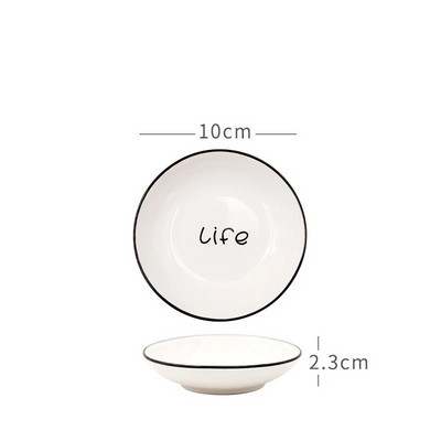 1 ks Roztomilá mačka Keramická korenie Malá miska Kreatívna kuchynská miska na omáčku Domáci namáčací tanier Kreatívne octové sójové občerstvenie