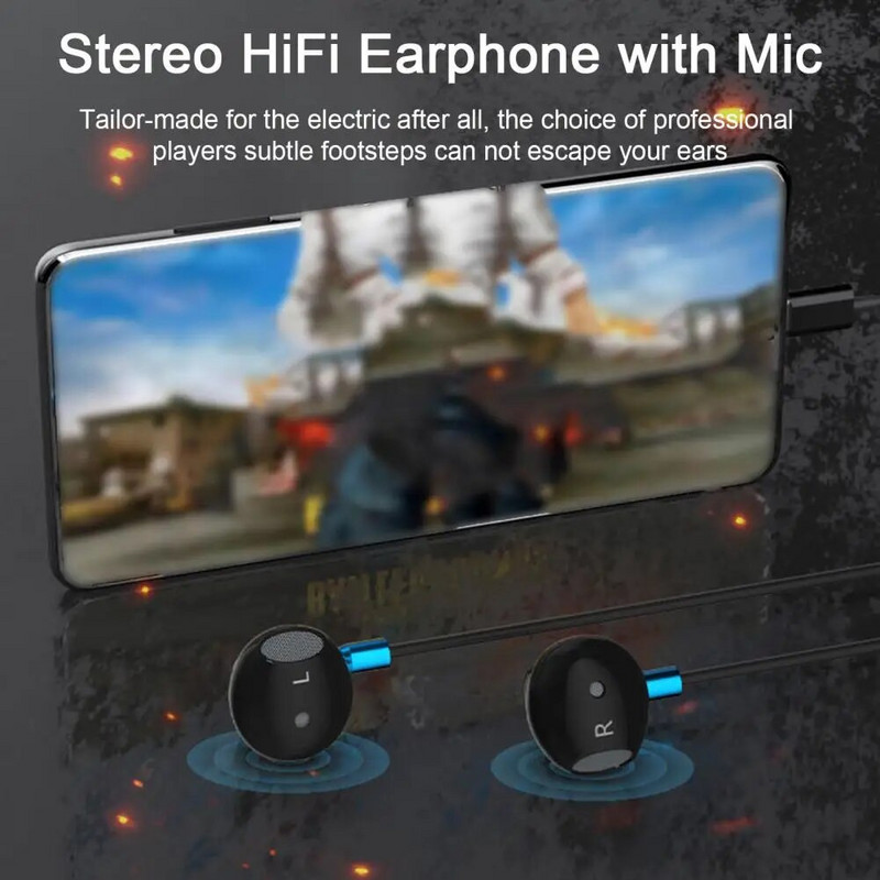 Laidinės ausinės, praktiško triukšmo mažinimo, nesipainiojančios ausinės su mikrofonu, kompiuterio priedai