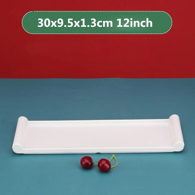 Kreatívna japonská reštaurácia, plastová imitácia porcelánu, obdĺžnikový knedlík, sushi tanier, dim sum, jedlo, občerstvenie, špeciálny domáci