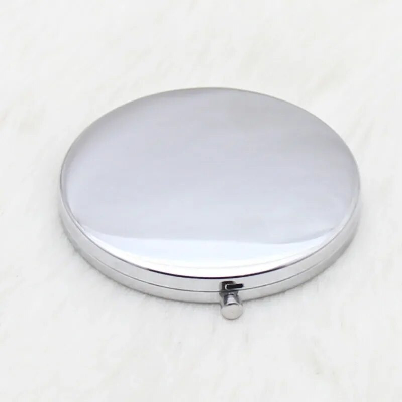 70 mm kompaktné zrkadlo, kabelky, vreckové zrkadlo na líčenie, skladacie prenosné zrkadlo pre ženy, vintage kozmetické zrkadlá, kozmetický nástroj