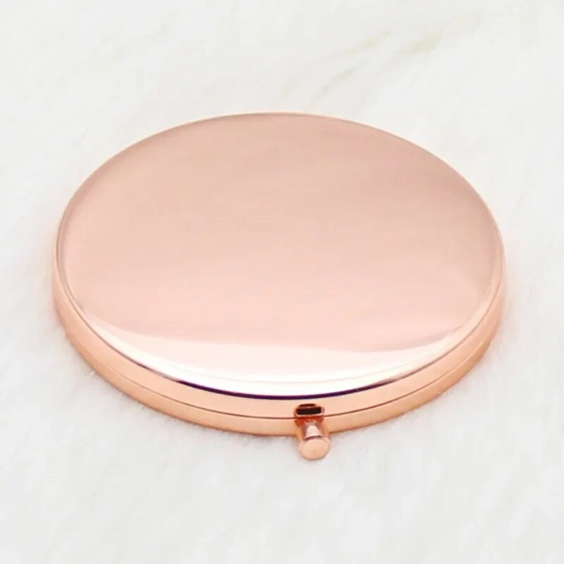 70 mm kompaktné zrkadlo, kabelky, vreckové zrkadlo na líčenie, skladacie prenosné zrkadlo pre ženy, vintage kozmetické zrkadlá, kozmetický nástroj