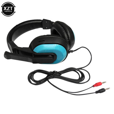 Căști reglabile pentru jocuri de 3,5 mm Stereo mufă de 3,5 mm Căști pentru computer PC Căști pentru jocuri cu microfoane pentru streaming live