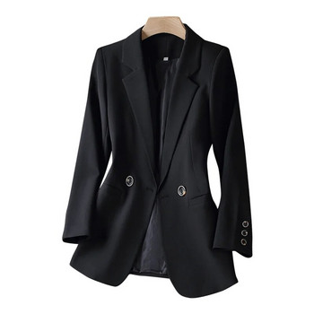Γυναικείο παλτό Άνοιξη φθινόπωρο χακί κοστούμι 2023 Νέα μόδα Κορεάτικα μακρυμάνικα σακάκια Γυναικείο μπουφάν casual γραφείο Γυναικεία μπλουζάκια