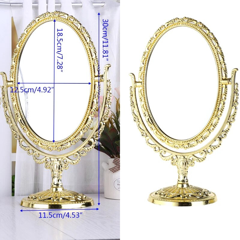 2 Πλαϊνά Μακιγιάζ Βάση Καθρέφτη Τραπέζι Καλλυντικό Καθρέφτη Πλαστικός Καθρέφτες Κομμό Εργαλεία