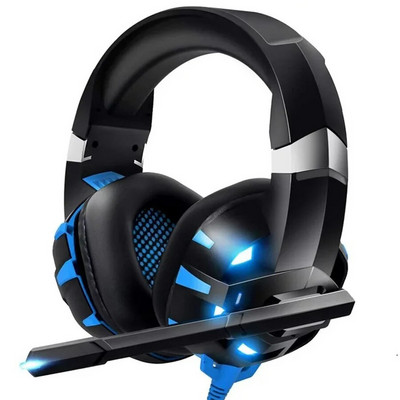 Herné slúchadlá s mikrofónom s potlačením hluku pre PS4 PS5 Xbox One PC Počítač Mobilné zariadenia 7.1 Slúchadlá s priestorovým zvukom a LED svetlom