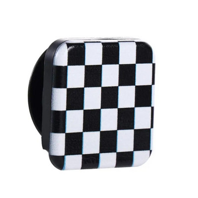 Ρετρό καρό καθρέφτη Βάση βάσης τηλεφώνου σκακιέρας Κλασικός φορητός τετράγωνος συμπαγής καθρέφτης INS Pocket Cosmetics Tool