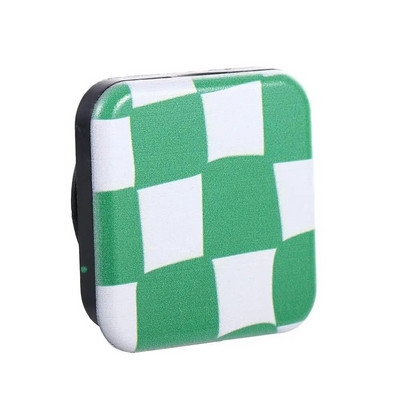 Ρετρό καρό καθρέφτη Βάση βάσης τηλεφώνου σκακιέρας Κλασικός φορητός τετράγωνος συμπαγής καθρέφτης INS Pocket Cosmetics Tool