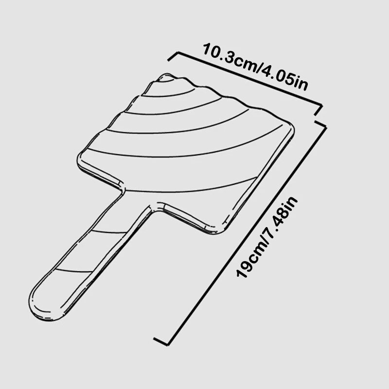 Ručné kozmetické zrkadlo v tvare tekutého štvorca, prenosné kompaktné zrkadlá, kozmetické nástroje na líčenie, stolové kozmetické zrkadlo